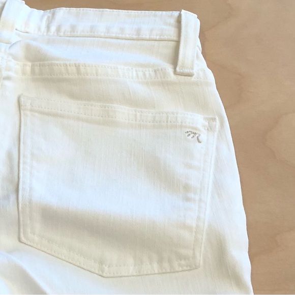 Madewell 9 High Rise Skinny Jean White Cotton Women Size 23. - Picture 8 of 12